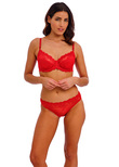 Embrace Lace Classic Underwire Bra Equestrian Red