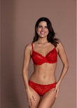 Embrace Lace Classic Underwire Bra Equestrian Red