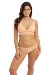 Halo Lace Soft Cup Bra Almost Apricot