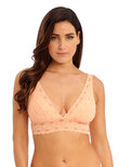 Halo Lace Soft Cup Bra Almost Apricot