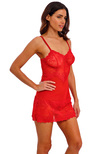 Embrace Lace Nuisette Equestrian Red