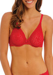 Halo Lace Moulded Bra Barbados Cherry