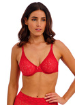 Halo Lace Moulded Bra Equestrian Red