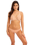 Halo Lace Moulded Bra Almost Apricot