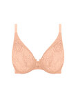 Halo Lace Moulded Bra Almost Apricot