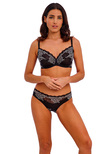 Lace Perfection Classic Underwire Bra Black / Ivory