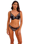 Lace Perfection Push Up Bra Black / Ivory