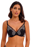 Lace Perfection Push Up Bra Black / Ivory