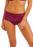 Lace Perfection Shorts Red Plum