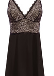 Lace Perfection Nuisette Black / Ivory