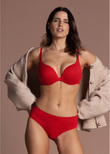 Ines Secret Soutien-gorge Plunge Equestrian Red