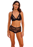 Sensu Lace Soutien-gorge Plunge Black