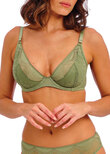 Sensu Lace Plunge Bra Silk Green