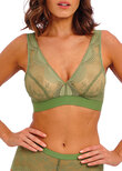 Sensu Lace Bralette Silk Green