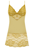 Natsuki Lace Chemise Antique Gold