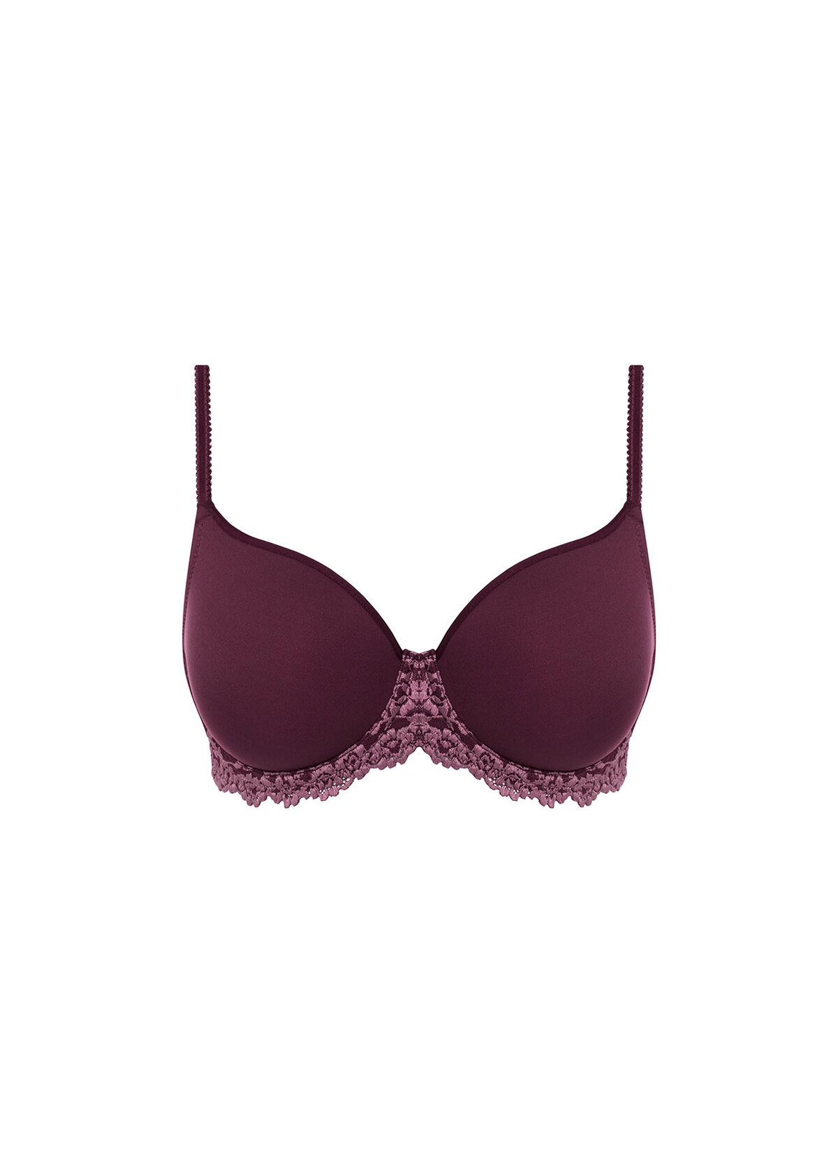 Embrace Lace Italian Plum/valerian Contour Bra from Wacoal