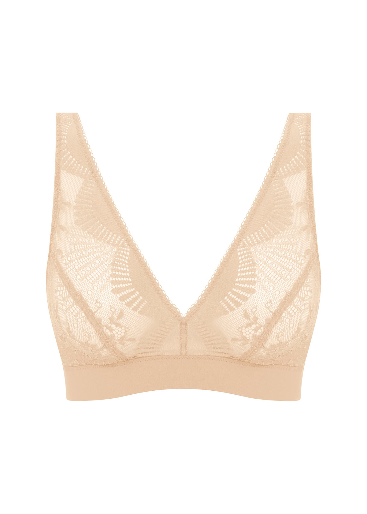 Sensu Lace Champagne Bralette from Wacoal