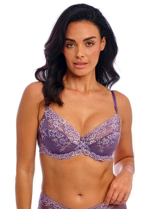 Embrace Lace Classic Underwire Bra Grape Compote Multi Embrace Lace  Grape Compote Multi