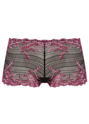 Embrace Lace Boy Short Black / Berry Multi Embrace Lace  Black / Berry Multi