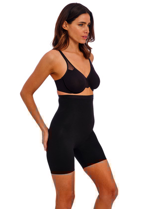 Shape Revelation Hourglass Hi-Waist Thigh Shaper Black Shape Revelation  Black