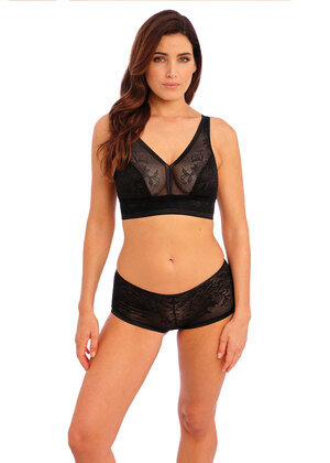 Net Effects Bralette Black Net Effects  Black
