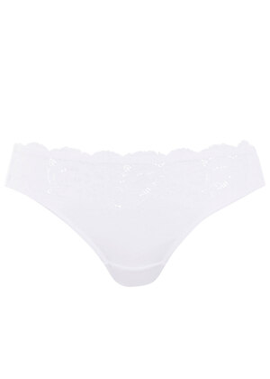 Lace Affair Brief White Lace Affair  White