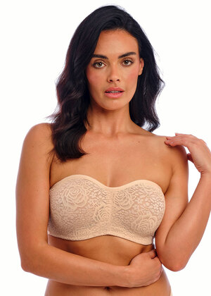 Halo Lace Strapless Bra Nude Halo Lace  Nude