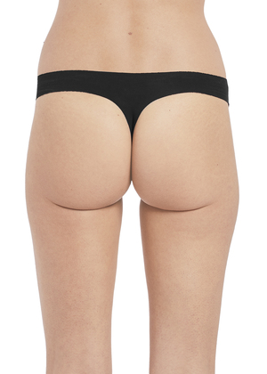 Beyond Naked Cotton Thong Black Beyond Naked Cotton  Black