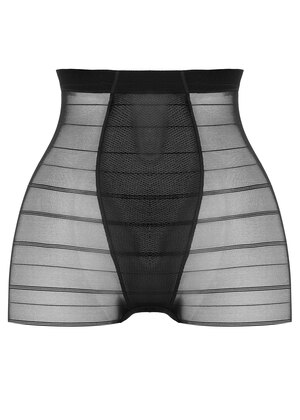 Sexy Shaping High Waist Boy Short Black Sexy Shaping  Black