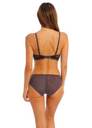 Lace Perfection Classic Underwire Bra Charcoal Lace Perfection  Charcoal