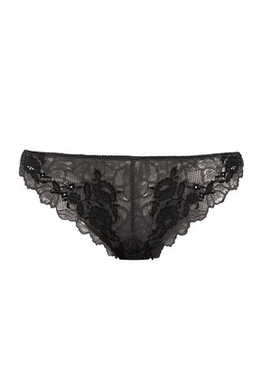 Lace Perfection Tanga Charcoal Lace Perfection  Charcoal
