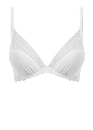 Aphrodite Plunge Bra White Aphrodite  White