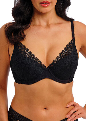 Raffine Plunge Bra Black Raffine  Black
