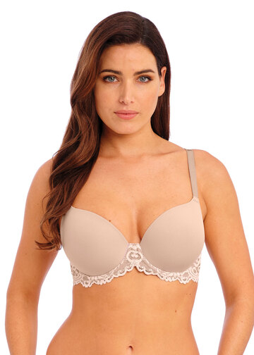 Wacoal Halo Lace Moulded Bra in Nude – Mish