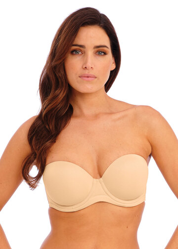 Halo Lace Nude Strapless Bra from Wacoal