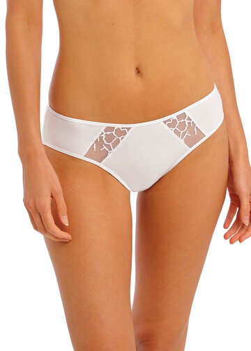 Wacoal Lisse Underwired Seamless Lace Bra, White at John Lewis & Partners