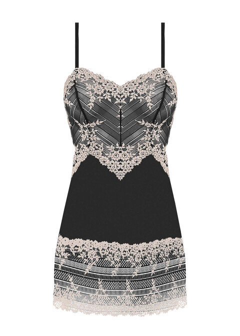Be Wicked Women's Lace Chemise with Underwire Cups, Black, Small :  : Clothing, Shoes & Accessories
