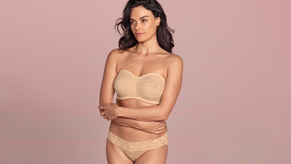 Wacoal Lingerie, Halo Lace in Nude