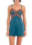 Lace Affair Chemise Blue Coral / Cherry Mahogany