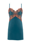 Lace Affair Chemise Blue Coral / Cherry Mahogany