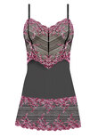 Wacoal Embrace Lace Chemise Black / Berry Multi Embrace Lace Chemise Black / Berry Multi