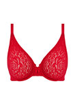 Halo Lace Moulded Bra Barbados Cherry