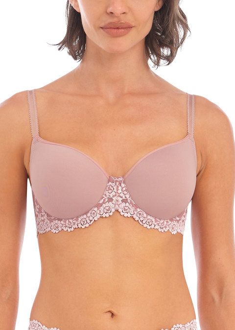 Lace Perfection Rose Mist Contour Bra from Wacoal