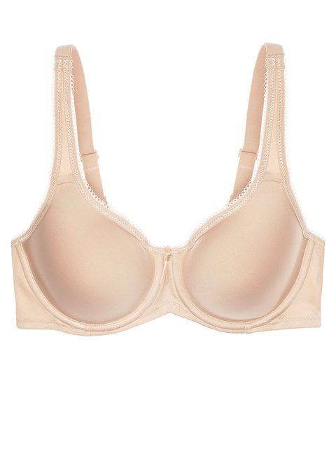 Wacoal 853192 Basic Beauty Spacer Nude Bra Full Coverage Underwire Lightly  Lined in 2023