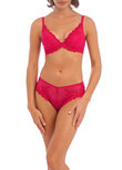 Embrace Lace Plunge Bra Persian Red