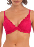 Embrace Lace Plunge Bra Persian Red