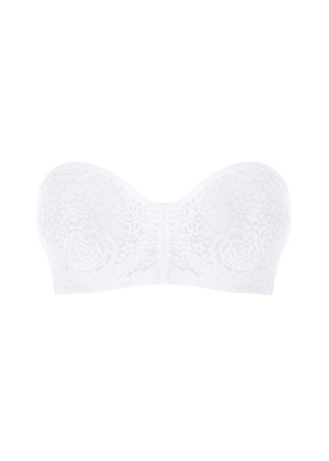 Halo Lace Ivory Strapless Bra from Wacoal