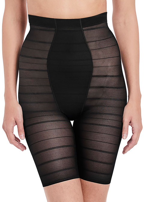 Sexy Shaping Black High Waist Long Leg Shaper from Wacoal Sexy Shaping Black High Waist Long Leg Shaper from Wacoal