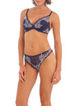 Lace Perfection Push Up Bra Evening Blue