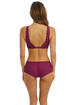 Lace Perfection Short Red Plum